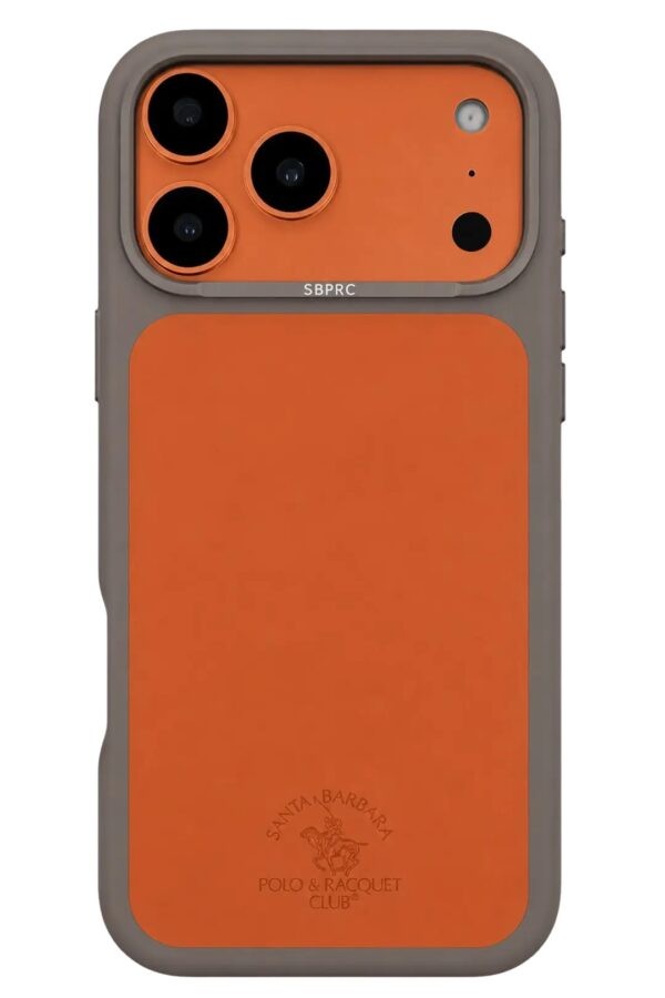 Santa Barbara Polo Racquet Club Apple iPhone 17 Pro Ula Magsafe Kapak - Turuncu