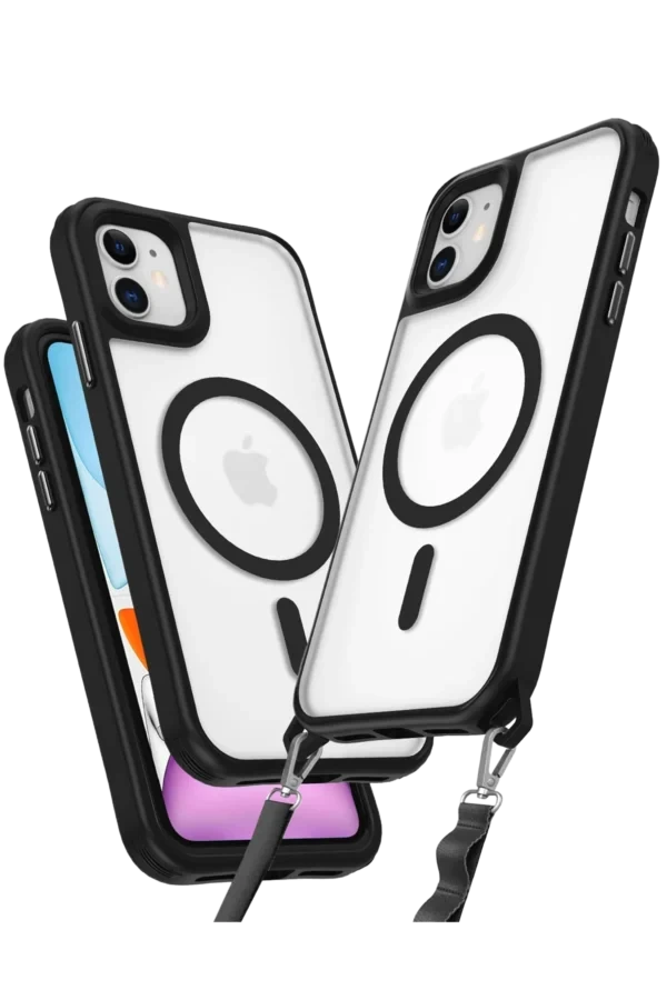 Newface Apple iPhone 12 Kılıf Enka Magsafe Silikon Kılıf